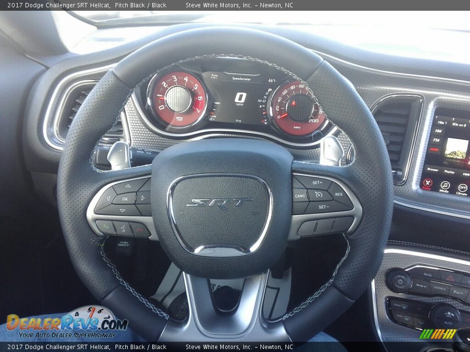 2017 Dodge Challenger SRT Hellcat Steering Wheel Photo #16