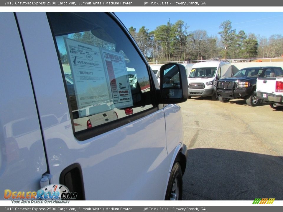 2013 Chevrolet Express 2500 Cargo Van Summit White / Medium Pewter Photo #24
