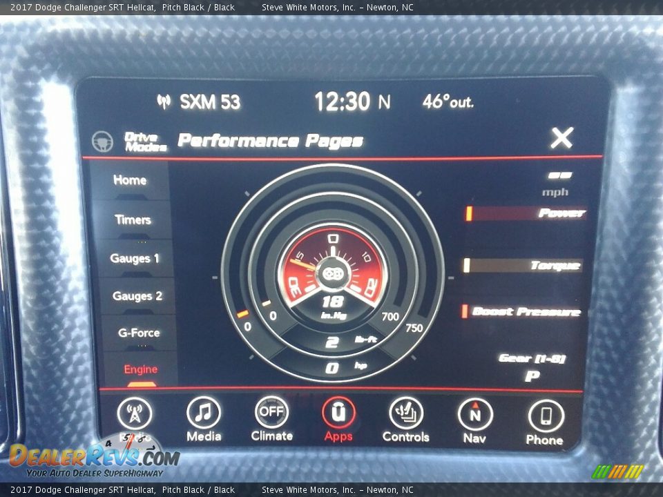 Controls of 2017 Dodge Challenger SRT Hellcat Photo #24