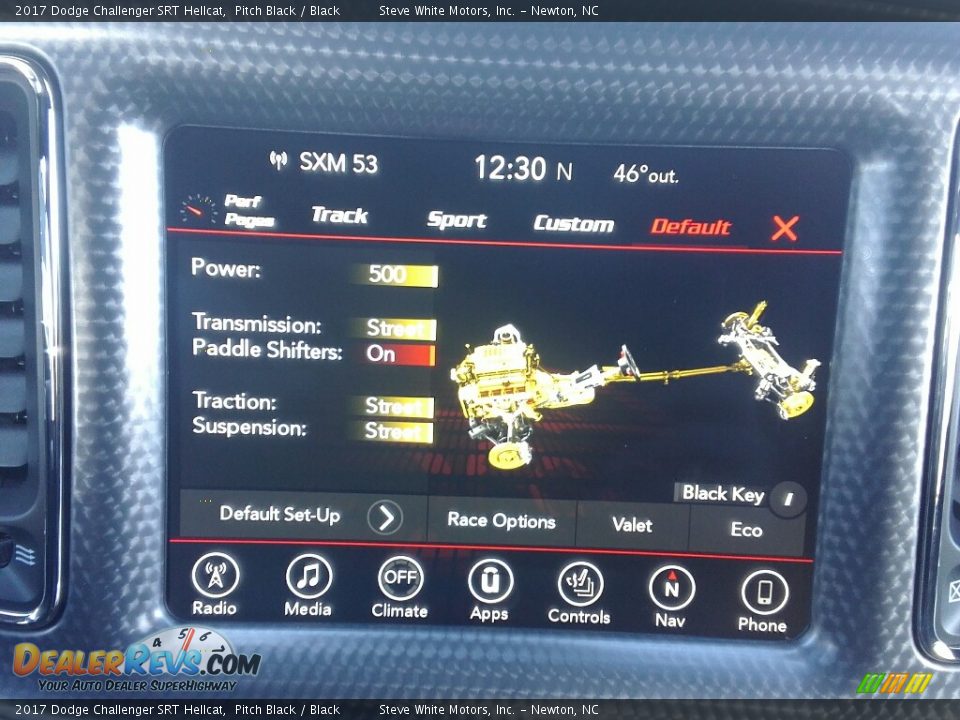 2017 Dodge Challenger SRT Hellcat Pitch Black / Black Photo #25