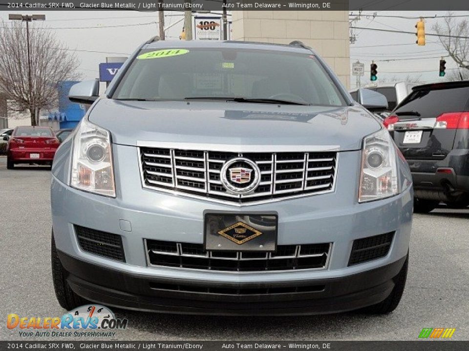 2014 Cadillac SRX FWD Glacier Blue Metallic / Light Titanium/Ebony Photo #2