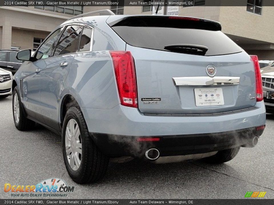 2014 Cadillac SRX FWD Glacier Blue Metallic / Light Titanium/Ebony Photo #4