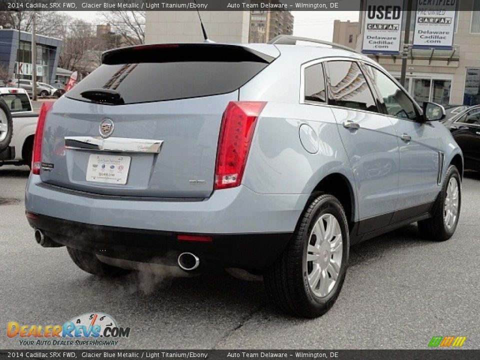 2014 Cadillac SRX FWD Glacier Blue Metallic / Light Titanium/Ebony Photo #6