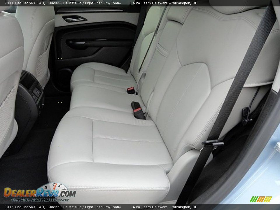 2014 Cadillac SRX FWD Glacier Blue Metallic / Light Titanium/Ebony Photo #10