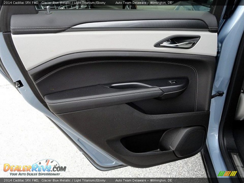 2014 Cadillac SRX FWD Glacier Blue Metallic / Light Titanium/Ebony Photo #13