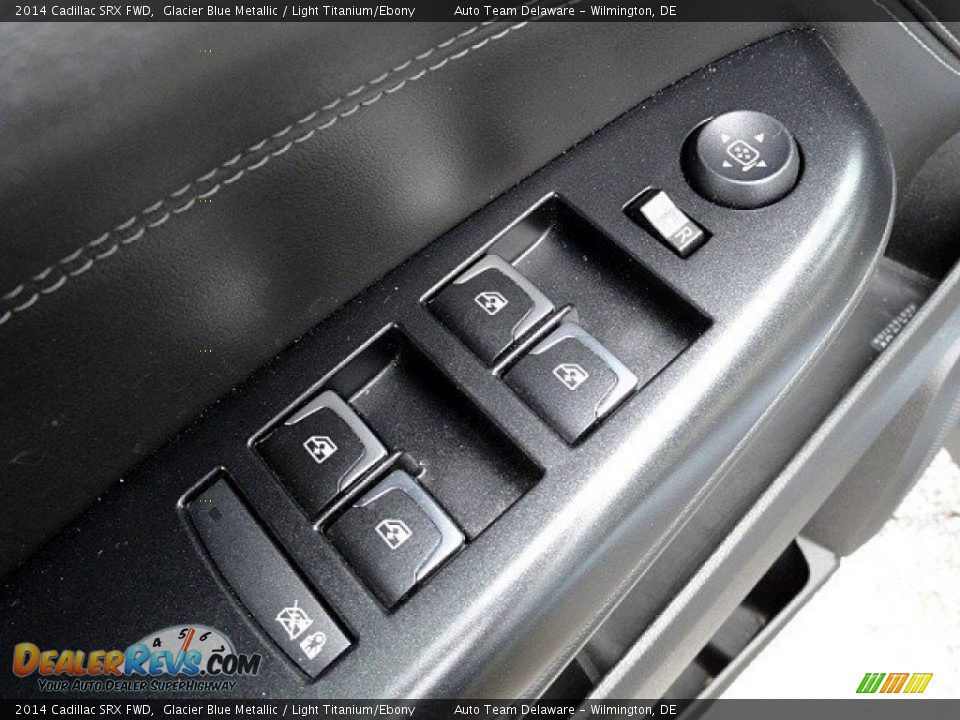 2014 Cadillac SRX FWD Glacier Blue Metallic / Light Titanium/Ebony Photo #15
