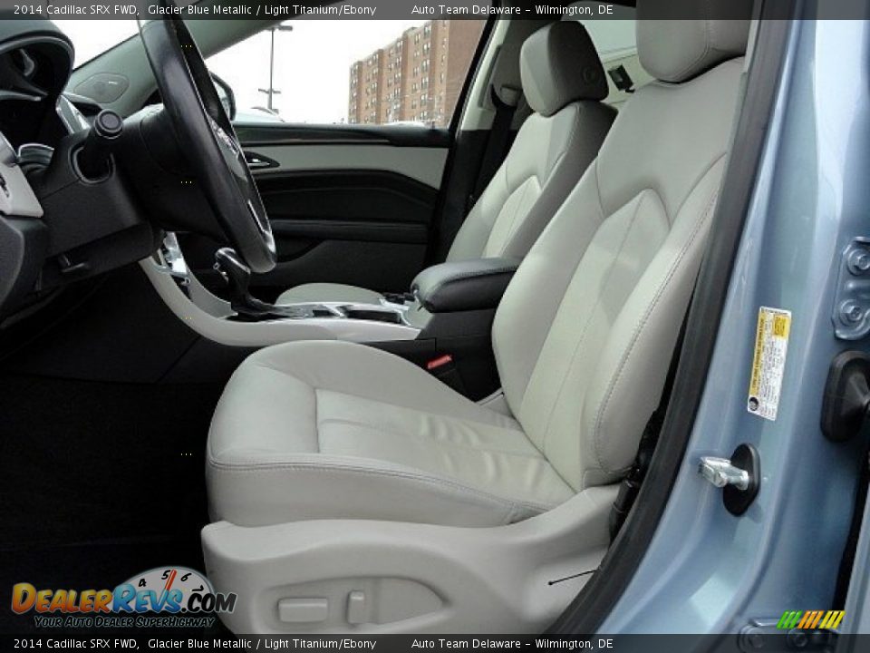 2014 Cadillac SRX FWD Glacier Blue Metallic / Light Titanium/Ebony Photo #17