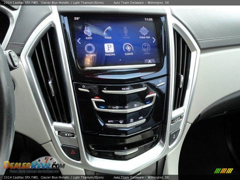 2014 Cadillac SRX FWD Glacier Blue Metallic / Light Titanium/Ebony Photo #20