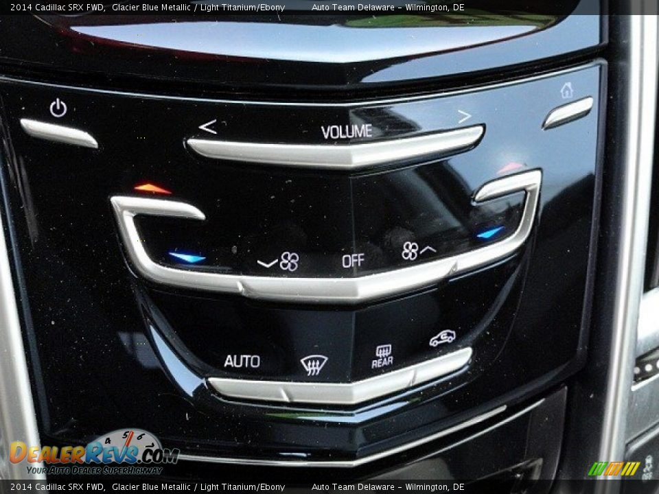 2014 Cadillac SRX FWD Glacier Blue Metallic / Light Titanium/Ebony Photo #21