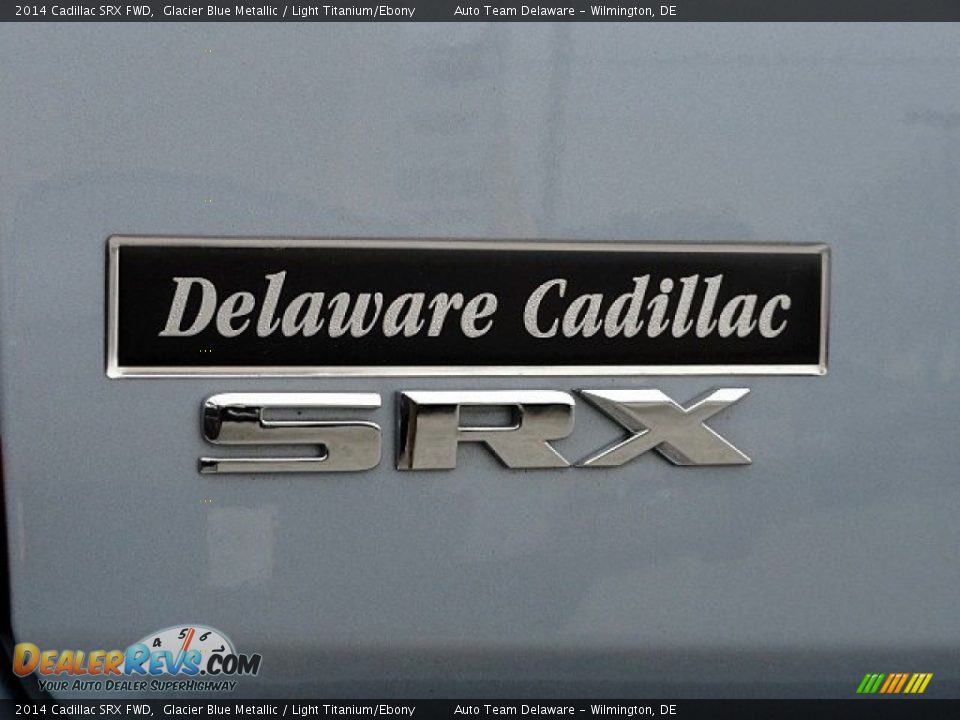 2014 Cadillac SRX FWD Glacier Blue Metallic / Light Titanium/Ebony Photo #34