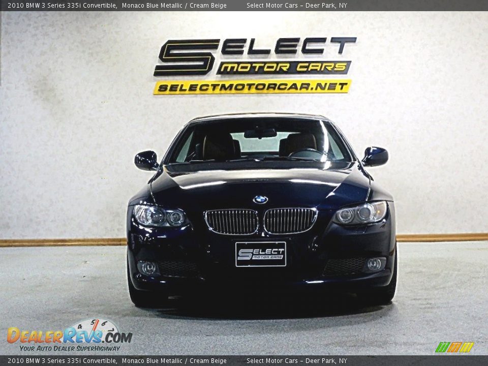 2010 BMW 3 Series 335i Convertible Monaco Blue Metallic / Cream Beige Photo #2