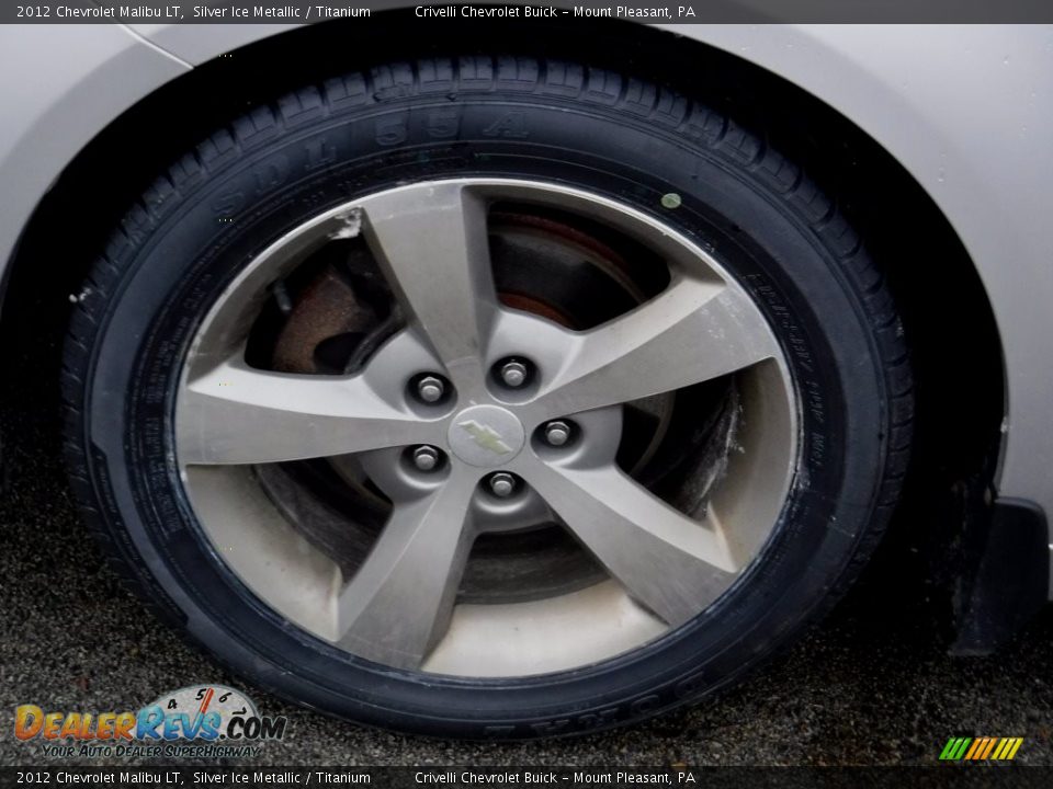 2012 Chevrolet Malibu LT Silver Ice Metallic / Titanium Photo #3