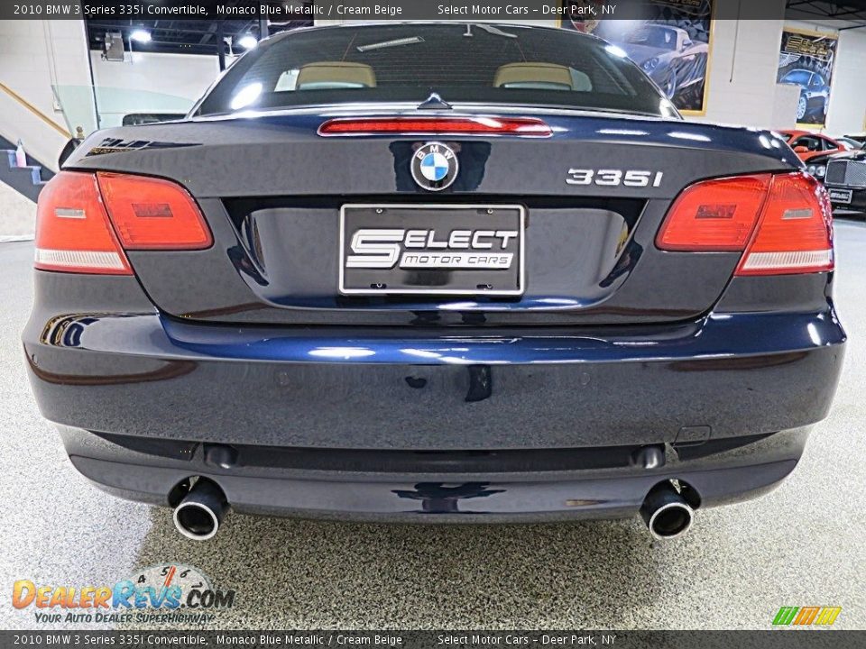 2010 BMW 3 Series 335i Convertible Monaco Blue Metallic / Cream Beige Photo #8