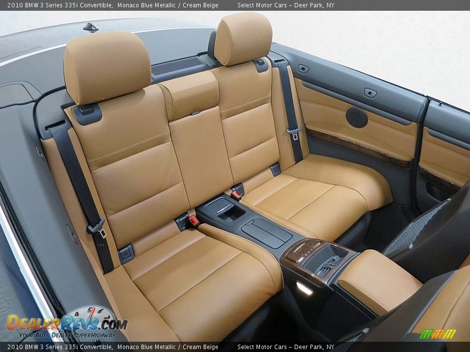 2010 BMW 3 Series 335i Convertible Monaco Blue Metallic / Cream Beige Photo #12