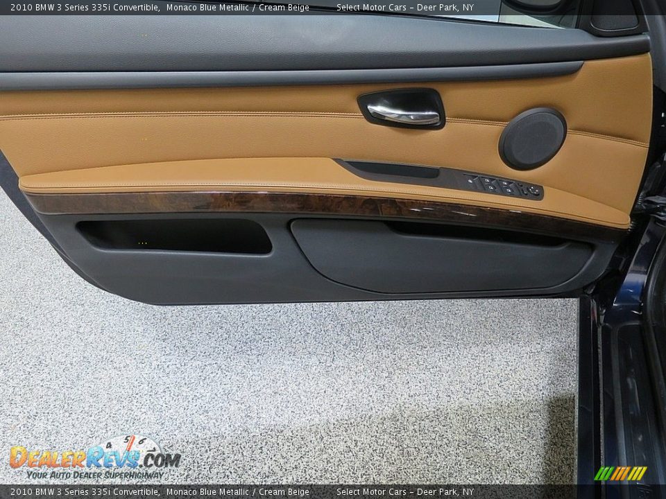 2010 BMW 3 Series 335i Convertible Monaco Blue Metallic / Cream Beige Photo #14
