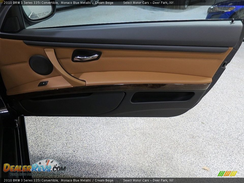 2010 BMW 3 Series 335i Convertible Monaco Blue Metallic / Cream Beige Photo #15