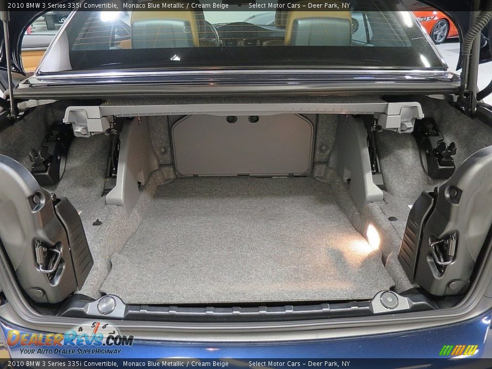 2010 BMW 3 Series 335i Convertible Monaco Blue Metallic / Cream Beige Photo #22