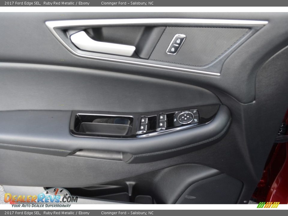 2017 Ford Edge SEL Ruby Red Metallic / Ebony Photo #5