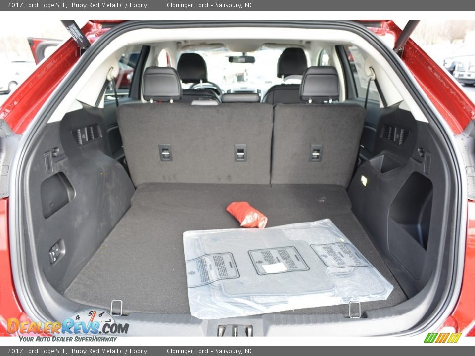 2017 Ford Edge SEL Ruby Red Metallic / Ebony Photo #9
