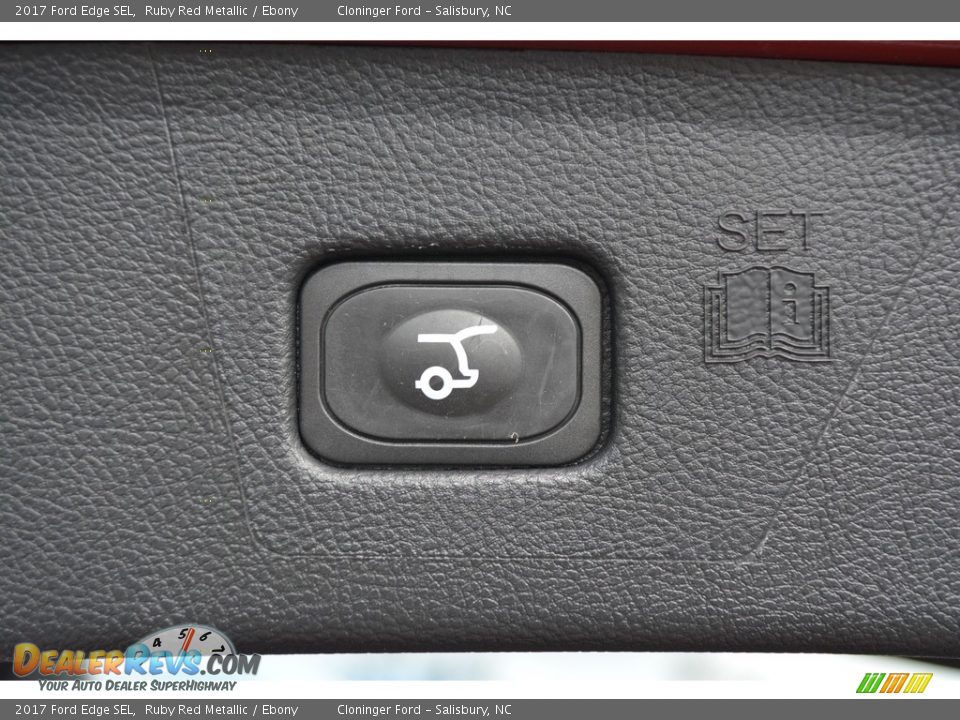 2017 Ford Edge SEL Ruby Red Metallic / Ebony Photo #10