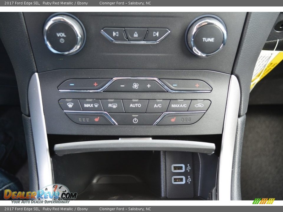 2017 Ford Edge SEL Ruby Red Metallic / Ebony Photo #16
