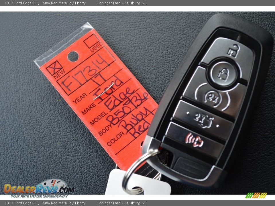 2017 Ford Edge SEL Ruby Red Metallic / Ebony Photo #21
