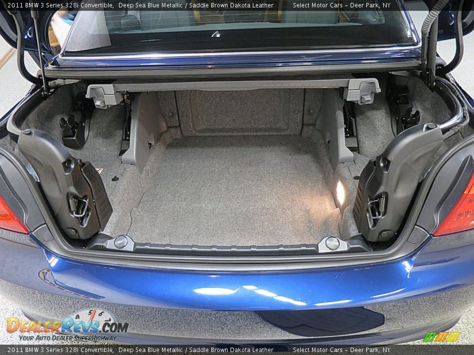 2011 BMW 3 Series 328i Convertible Deep Sea Blue Metallic / Saddle Brown Dakota Leather Photo #22