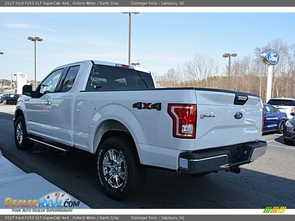2017 Ford F150 XLT SuperCab 4x4 Oxford White / Earth Gray Photo #19