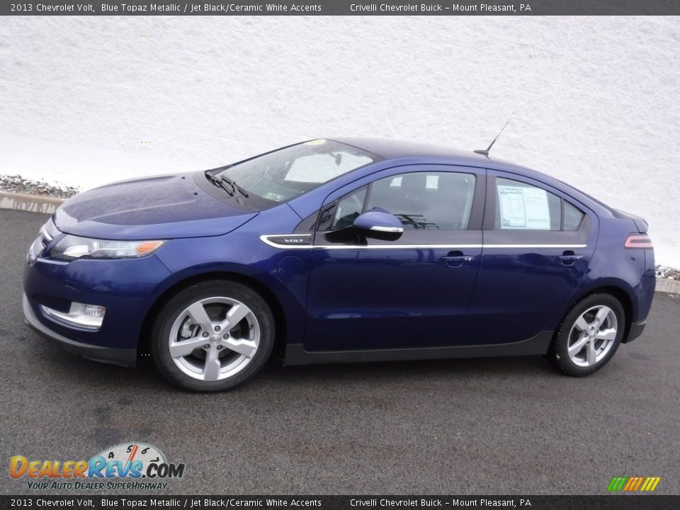 2013 Chevrolet Volt Blue Topaz Metallic / Jet Black/Ceramic White Accents Photo #2