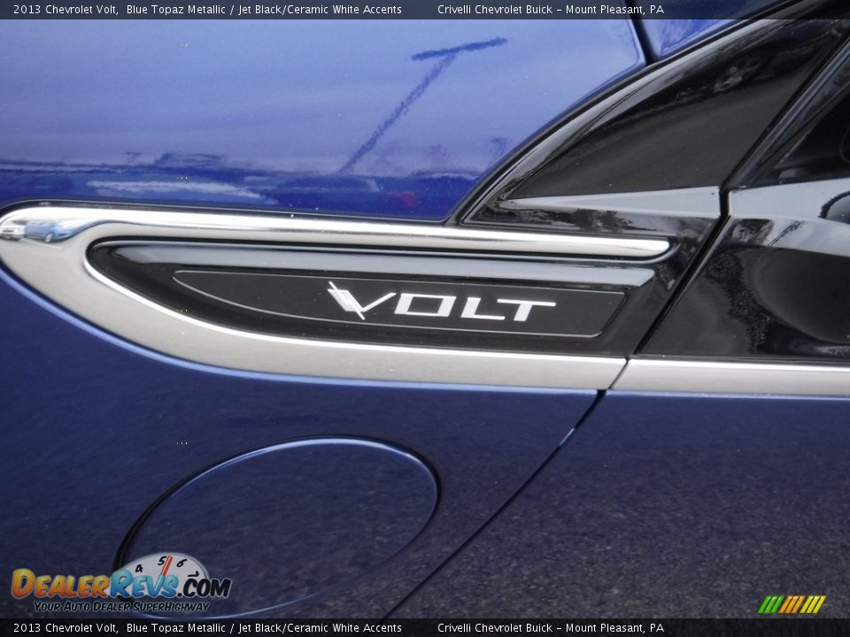 2013 Chevrolet Volt Blue Topaz Metallic / Jet Black/Ceramic White Accents Photo #3
