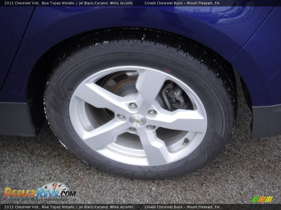 2013 Chevrolet Volt Blue Topaz Metallic / Jet Black/Ceramic White Accents Photo #4