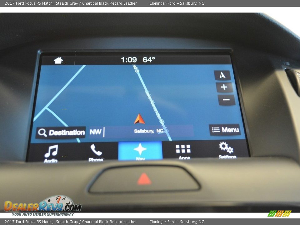 Navigation of 2017 Ford Focus RS Hatch Photo #14
