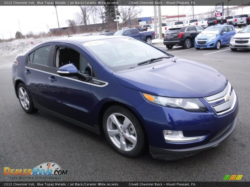 2013 Chevrolet Volt Blue Topaz Metallic / Jet Black/Ceramic White Accents Photo #6