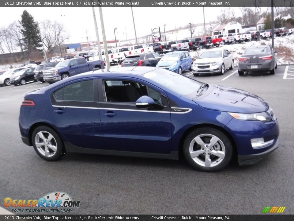 2013 Chevrolet Volt Blue Topaz Metallic / Jet Black/Ceramic White Accents Photo #7