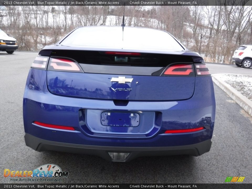 2013 Chevrolet Volt Blue Topaz Metallic / Jet Black/Ceramic White Accents Photo #9
