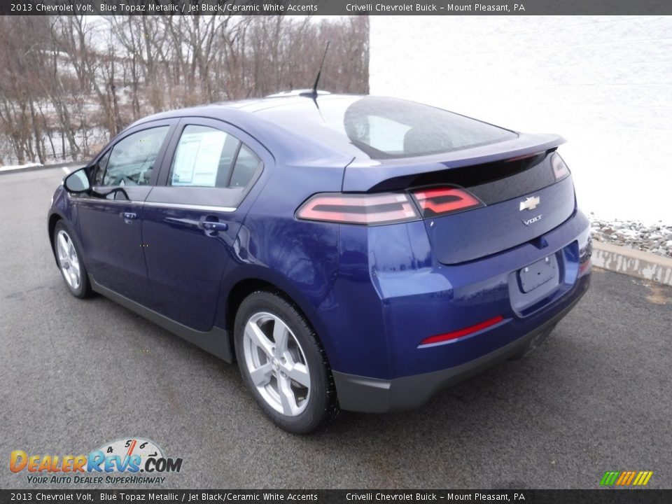 2013 Chevrolet Volt Blue Topaz Metallic / Jet Black/Ceramic White Accents Photo #10