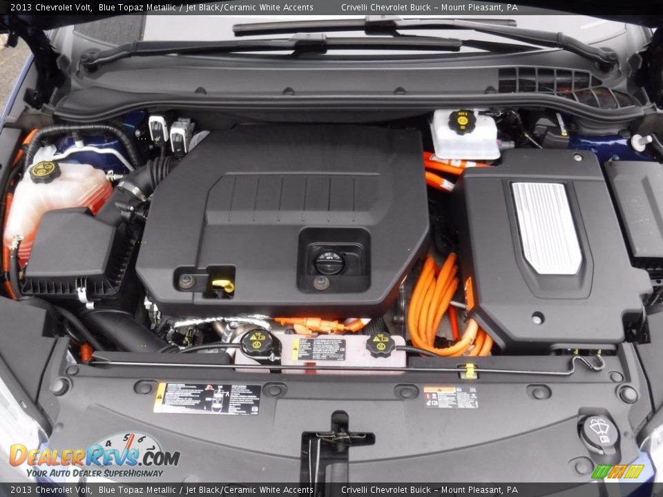 2013 Chevrolet Volt Blue Topaz Metallic / Jet Black/Ceramic White Accents Photo #11