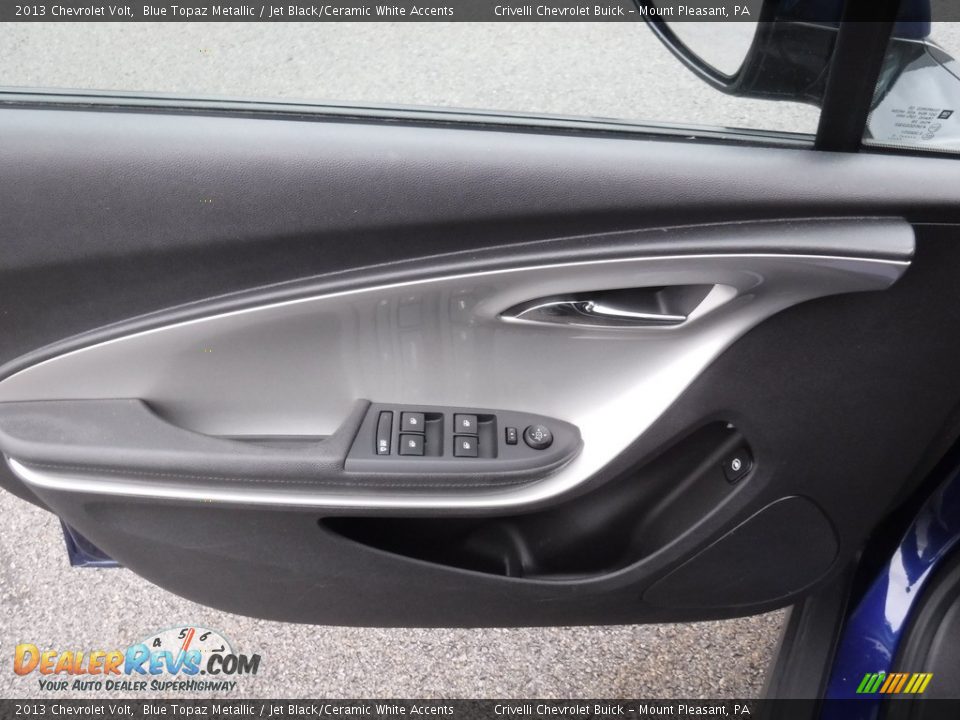 2013 Chevrolet Volt Blue Topaz Metallic / Jet Black/Ceramic White Accents Photo #12