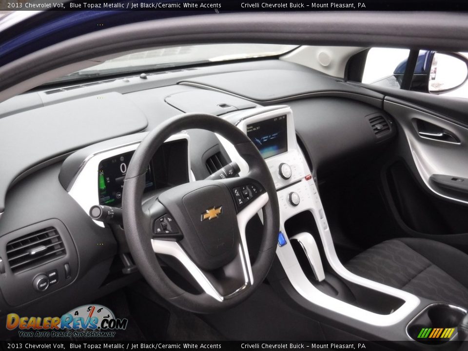 2013 Chevrolet Volt Blue Topaz Metallic / Jet Black/Ceramic White Accents Photo #13