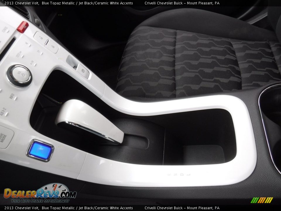 2013 Chevrolet Volt Blue Topaz Metallic / Jet Black/Ceramic White Accents Photo #19