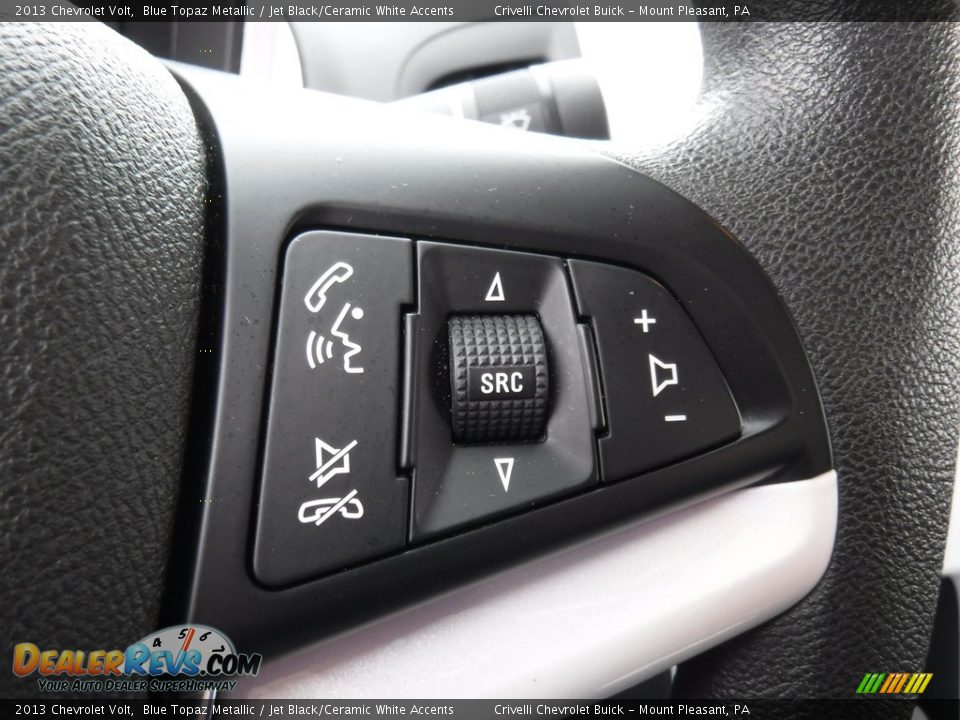 2013 Chevrolet Volt Blue Topaz Metallic / Jet Black/Ceramic White Accents Photo #23