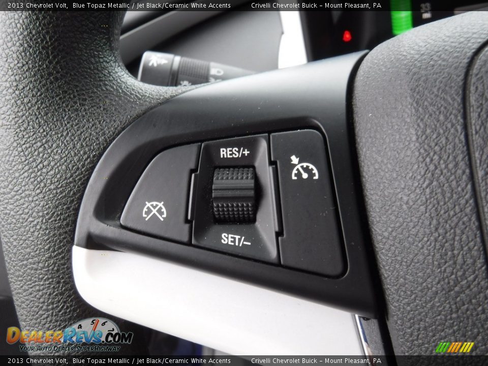 2013 Chevrolet Volt Blue Topaz Metallic / Jet Black/Ceramic White Accents Photo #24