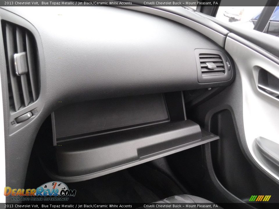 2013 Chevrolet Volt Blue Topaz Metallic / Jet Black/Ceramic White Accents Photo #25