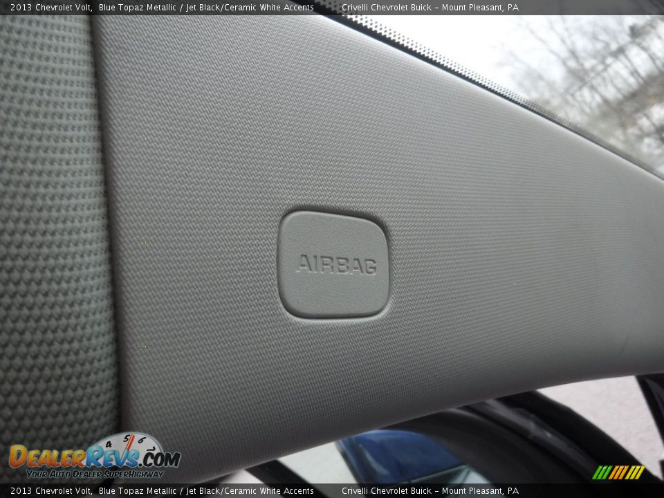 2013 Chevrolet Volt Blue Topaz Metallic / Jet Black/Ceramic White Accents Photo #26