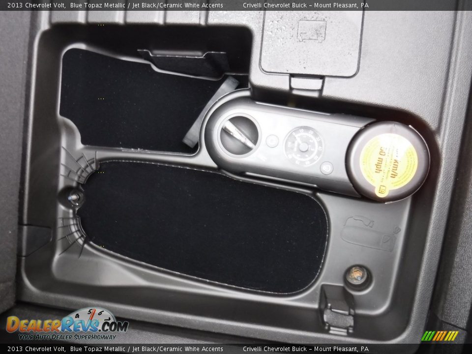 2013 Chevrolet Volt Blue Topaz Metallic / Jet Black/Ceramic White Accents Photo #30