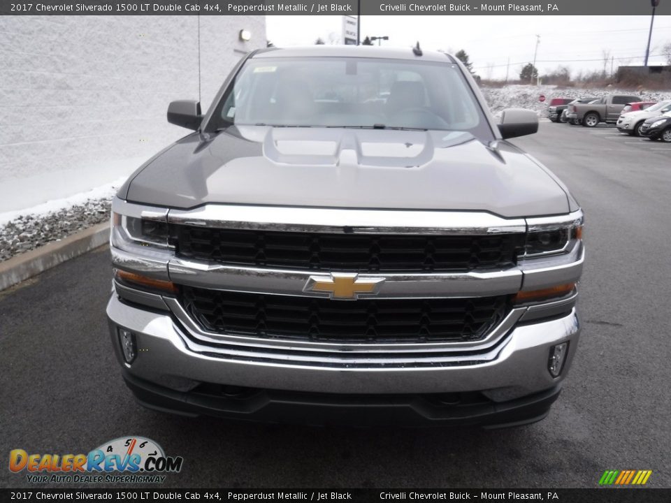 2017 Chevrolet Silverado 1500 LT Double Cab 4x4 Pepperdust Metallic / Jet Black Photo #5