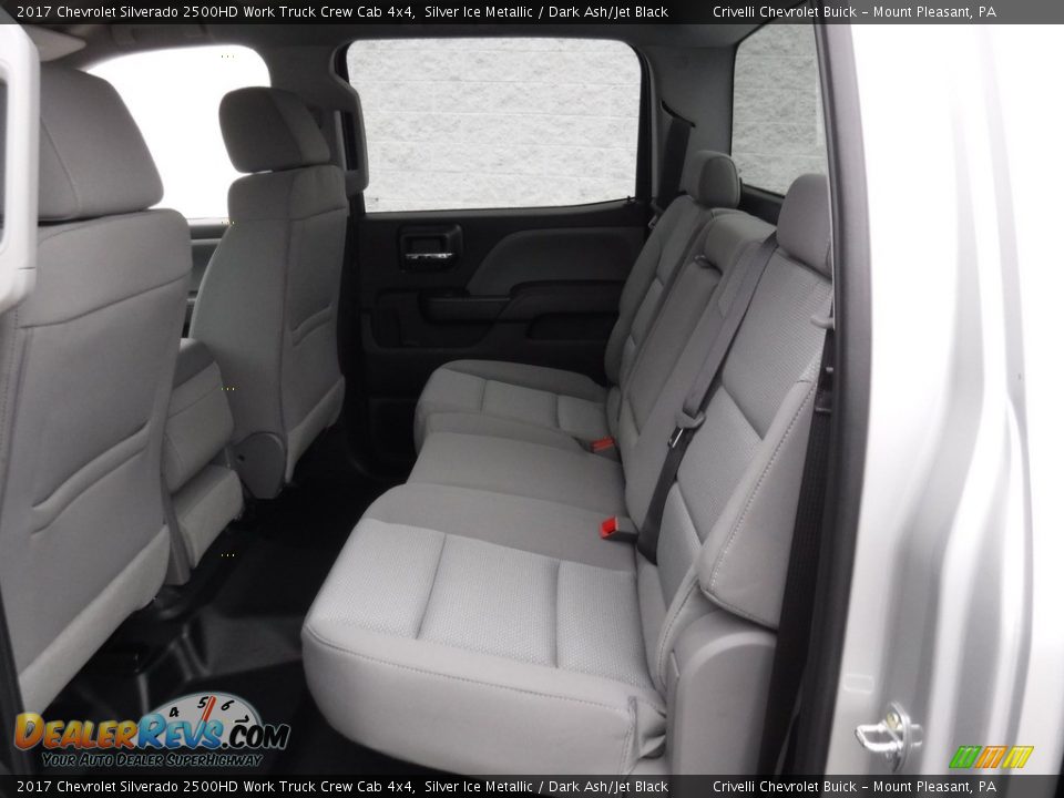 2017 Chevrolet Silverado 2500HD Work Truck Crew Cab 4x4 Silver Ice Metallic / Dark Ash/Jet Black Photo #18