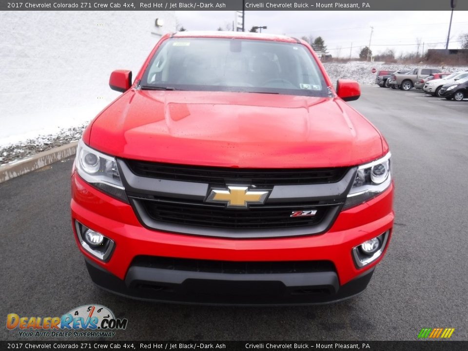 2017 Chevrolet Colorado Z71 Crew Cab 4x4 Red Hot / Jet Black/­Dark Ash Photo #5