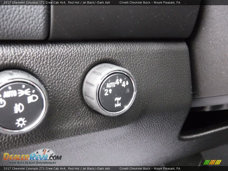 2017 Chevrolet Colorado Z71 Crew Cab 4x4 Red Hot / Jet Black/­Dark Ash Photo #12