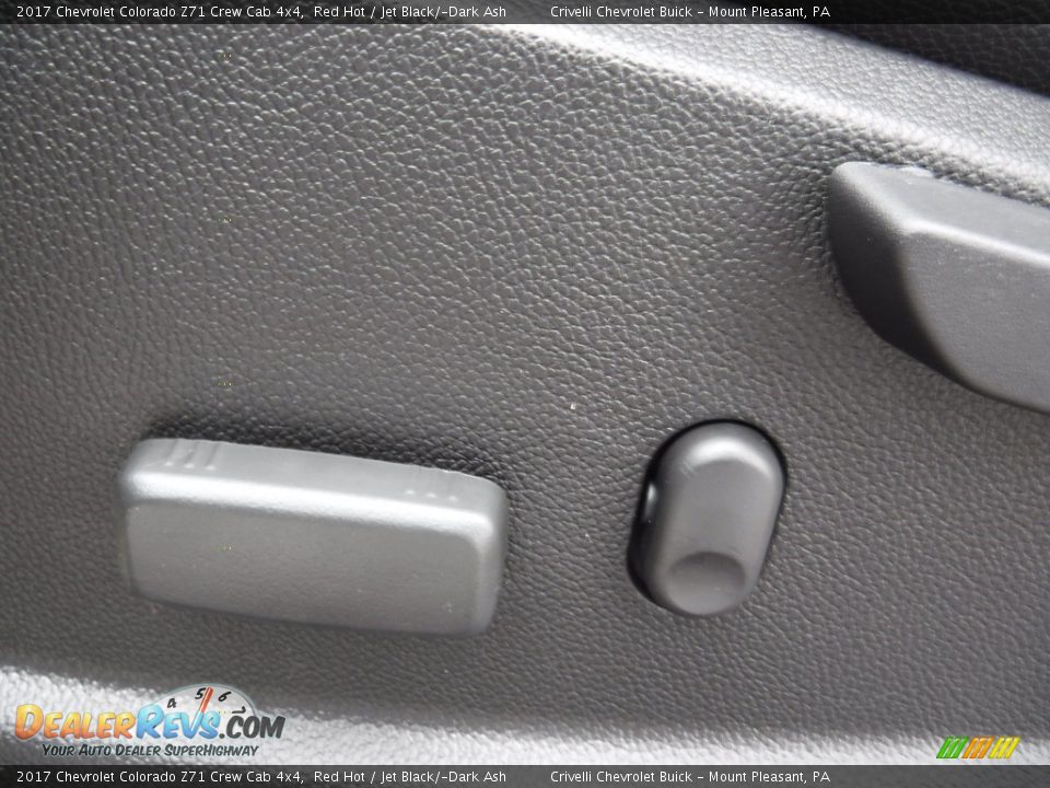 2017 Chevrolet Colorado Z71 Crew Cab 4x4 Red Hot / Jet Black/­Dark Ash Photo #14